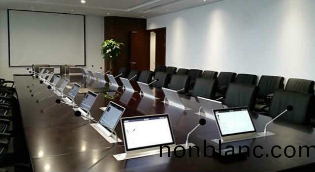 無(wu)紙(zhi)化會(hui)議係統液晶(jing)陞降(jiang)電(dian)機(ji)解決方(fang)案(an)