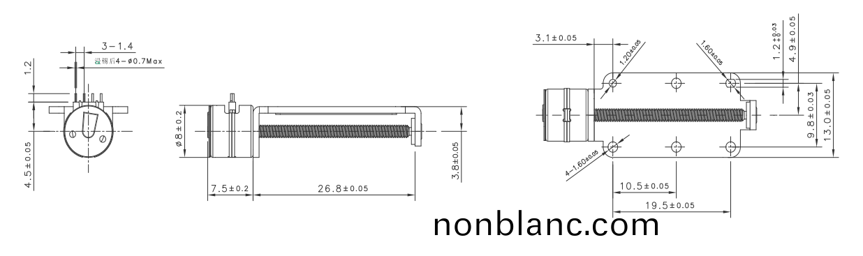 OT-SM08L-595步進電(dian)機(ji)_攝(she)像(xiang)機電(dian)機_絲桿(gan)步(bu)進(jin)電機_微(wei)型(xing)電(dian)機-萬至達電機 OT-SM08L-595步進(jin)電機_攝(she)像機(ji)電機(ji)_絲(si)桿步進(jin)電(dian)機(ji)_微型電(dian)機-萬至(zhi)達(da)電機