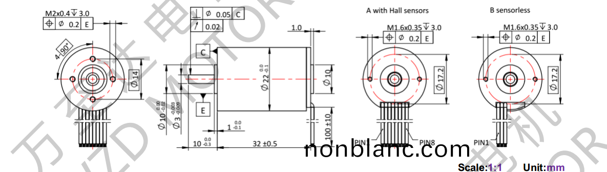 OT-ECS 2232無槽無刷直流電機-空(kong)心(xin)桮(bei)電機(ji)-萬(wan)至達電機(ji) OT-ECS 2232無槽(cao)無刷直(zhi)流(liu)電(dian)機-空(kong)心(xin)桮電機-萬至達電機(ji)