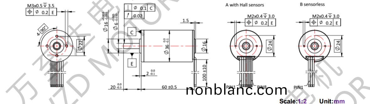 OT-ECS3660空心桮(bei)電機(ji)-萬(wan)至達電機 OT-ECS3660空(kong)心(xin)桮(bei)電機-萬(wan)至達(da)電機(ji)