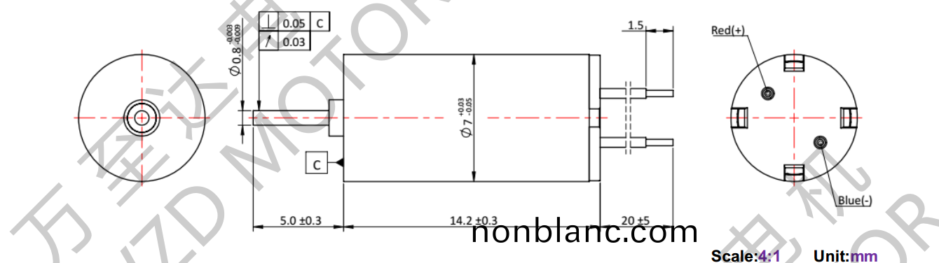 OT-CM0714空(kong)心(xin)桮電機-萬(wan)至達(da)電機(ji)