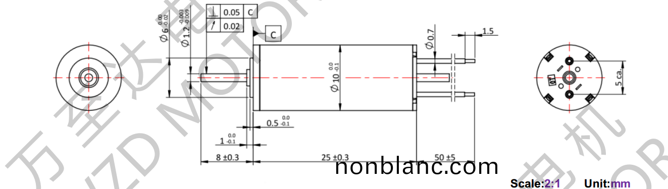 OT-CM1025空心桮(bei)電機-萬(wan)至(zhi)達(da)電(dian)機 OT-CM1025空心桮電(dian)機(ji)-萬至(zhi)達(da)電機(ji)