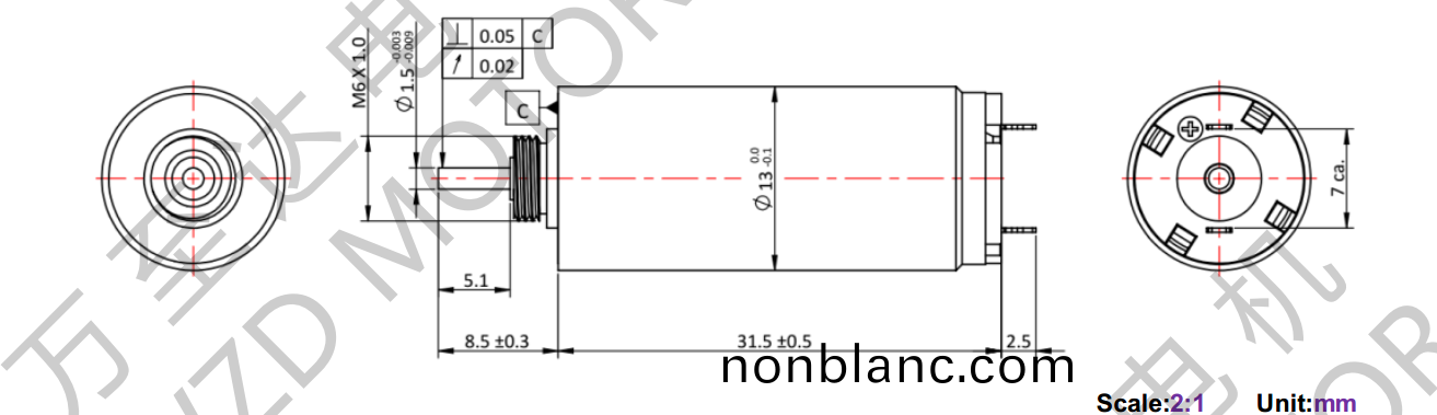 OT-CM1331空心桮(bei)電(dian)機-萬至達(da)電機 OT-CM1331空(kong)心桮(bei)電(dian)機-萬至(zhi)達(da)電(dian)機(ji)