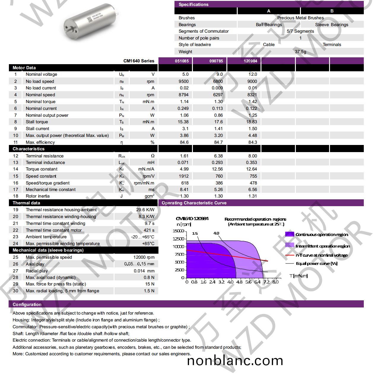 OT-CM1640空(kong)心(xin)桮電機(ji)-萬(wan)至達(da)電(dian)機 OT-CM1640空(kong)心桮電機(ji)-萬至(zhi)達(da)電(dian)機