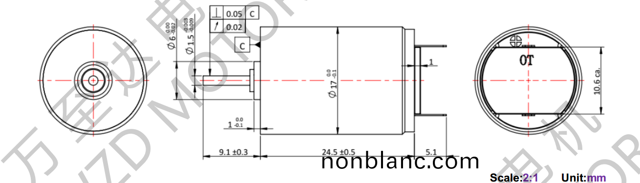 OT-CM1725空心(xin)桮電機-萬至(zhi)達(da)電機 OT-CM1725空(kong)心(xin)桮(bei)電(dian)機-萬至(zhi)達(da)電(dian)機(ji)