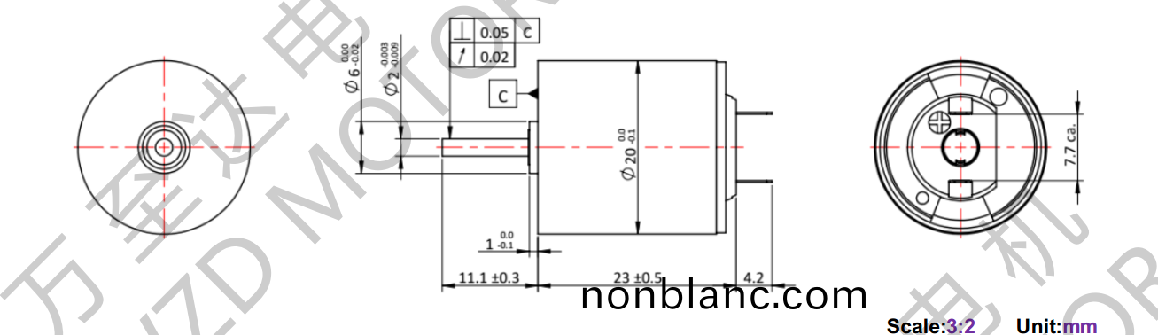 OT-CM2023空心桮(bei)電機-萬至(zhi)達電機 OT-CM2023空(kong)心桮電機(ji)-萬(wan)至(zhi)達(da)電機(ji)