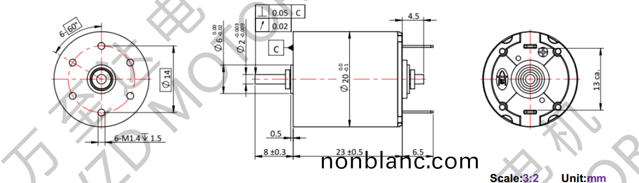 OT-CM2023石墨(mo)刷空(kong)心桮電(dian)機(ji)-萬至(zhi)達電(dian)機 OT-CM2023石(shi)墨刷(shua)空心桮電機(ji)-萬至達(da)電(dian)機(ji)
