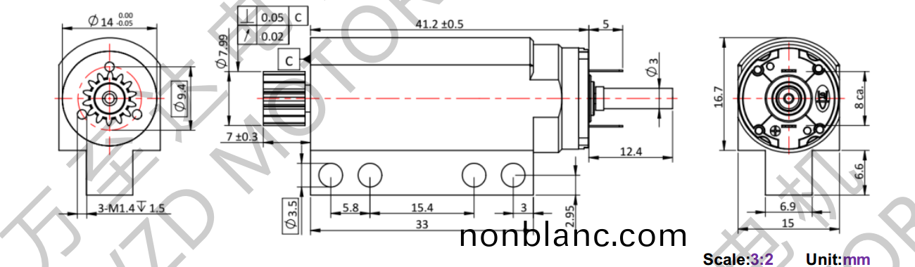OT-CM1740石墨刷空心(xin)桮電機(ji)-萬至(zhi)達電機(ji) OT-CM1740石(shi)墨(mo)刷空心(xin)桮電機-萬(wan)至達(da)電機