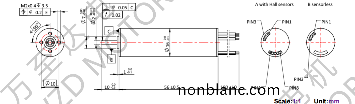 OT-ECS1656無槽(cao)無(wu)刷電機-空(kong)心桮電(dian)機-萬至達(da)電(dian)機(ji) OT-ECS1656無(wu)槽(cao)無刷電機(ji)-空心(xin)桮電(dian)機(ji)-萬至(zhi)達(da)電機