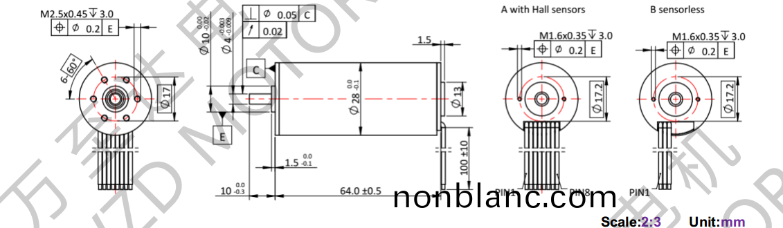 OT-ECS2864無槽無(wu)刷(shua)電機(ji)-空心桮(bei)電(dian)機(ji)-萬至達電機 OT-ECS2864無(wu)槽(cao)無刷(shua)電(dian)機-空心(xin)桮(bei)電(dian)機(ji)-萬至(zhi)達電(dian)機(ji)