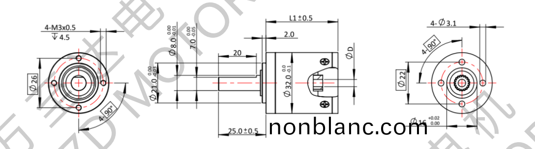 OT-32LGP行星(xing)齒(chi)輪(lun)箱-齒輪箱(xiang)-萬至達電機(ji) OT-32LGP行星(xing)齒輪(lun)箱-齒(chi)輪(lun)箱-萬至(zhi)達(da)電(dian)機