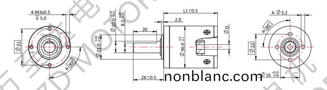 OT-36GP行星齒(chi)輪箱-齒(chi)輪箱(xiang)-萬(wan)至(zhi)達電(dian)機(ji) OT-36GP行星(xing)齒輪箱(xiang)-齒(chi)輪(lun)箱(xiang)-萬(wan)至達(da)電(dian)機