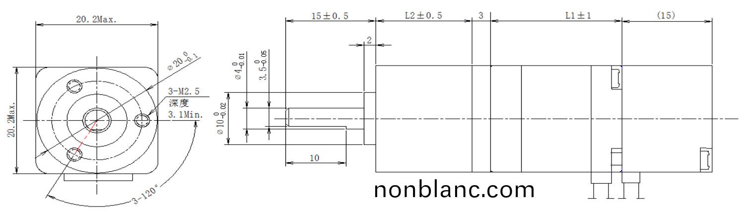 20係(xi)列閉環(huan)步(bu)進電機(ji)+齒(chi)輪箱結(jie)構 20係(xi)列閉環步(bu)進電機+齒(chi)輪(lun)箱結構(gou)