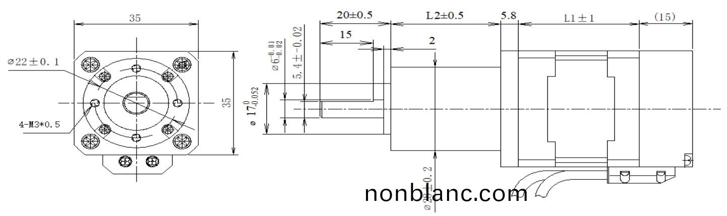 35係列(lie)閉環(huan)步(bu)進(jin)電(dian)機+齒(chi)輪(lun)箱結(jie)構 35係(xi)列(lie)閉(bi)環步(bu)進(jin)電機+齒輪箱(xiang)結(jie)構(gou)