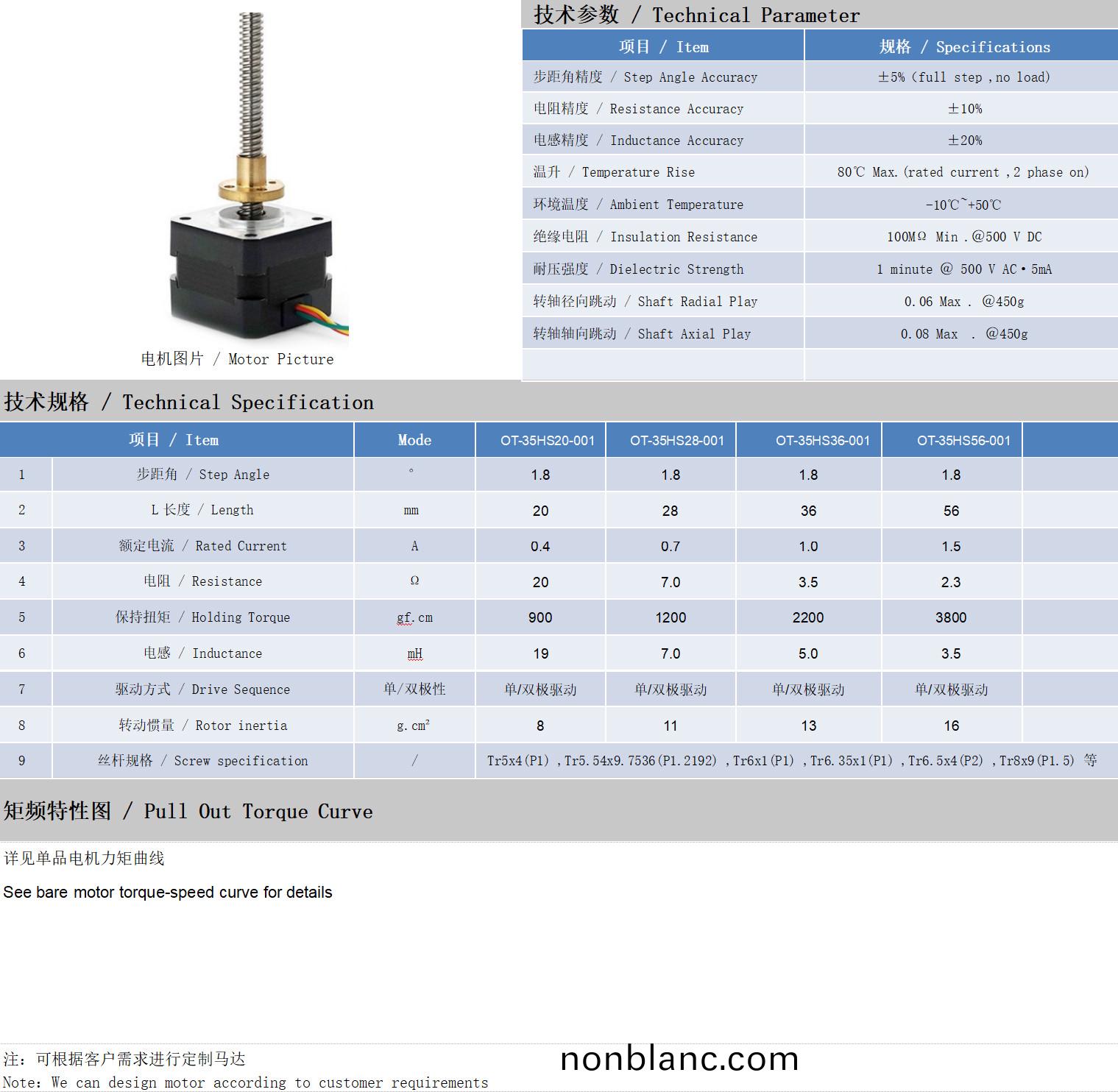 35係(xi)列絲(si)桿電(dian)機(ji)技(ji)術(shu)蓡(shen)數 35係列絲(si)桿電機(ji)技(ji)術蓡數(shu)