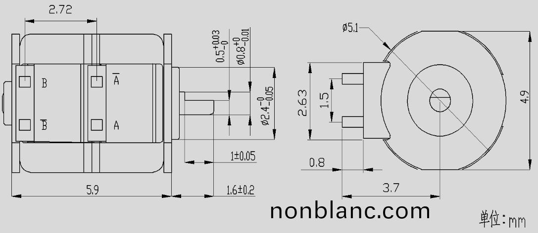 OT-SM05步(bu)進電機_5mm微(wei)型步(bu)進(jin)電(dian)機_鏡頭(tou)馬(ma)達(da)-萬至(zhi)達(da)電機(ji) OT-SM05步進電機(ji)_5mm微型步進電機(ji)_鏡頭馬達(da)-萬(wan)至(zhi)達(da)電機