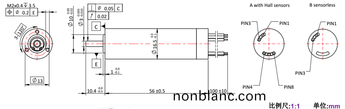 ECS 高(gao)速(su) 1656空心桮(bei)無刷電(dian)機(ji)-萬(wan)至(zhi)達(da)電機(ji) ECS 高速(su) 1656空(kong)心桮(bei)無刷(shua)電(dian)機(ji)-萬至達電機