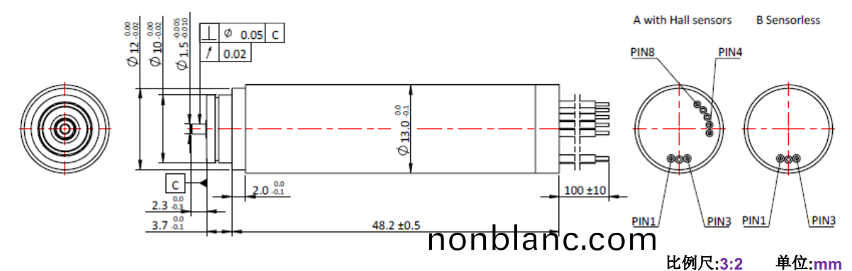 ECS-4P 1348 2對極空心(xin)桮無(wu)刷(shua)電機(ji)-萬至達(da)電(dian)機(ji) ECS-4P 1348 2對極(ji)空(kong)心桮(bei)無(wu)刷(shua)電機(ji)-萬至(zhi)達電機(ji)
