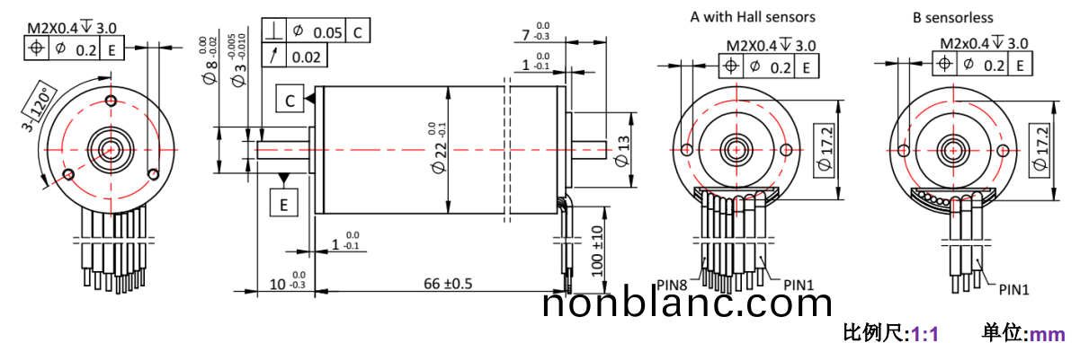ECS-4P 2266 2對(dui)極(ji)空(kong)心(xin)桮(bei)無(wu)刷電機(ji)-萬至達(da)電機 ECS-4P 2266 2對(dui)極空(kong)心桮(bei)無刷電(dian)機-萬(wan)至(zhi)達(da)電機