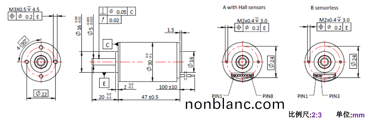 ECS-4P 3047 2對(dui)極(ji)空(kong)心桮(bei)無刷電(dian)機(ji)-萬至達電(dian)機 ECS-4P 3047 2對極(ji)空心(xin)桮無(wu)刷(shua)電機(ji)-萬至達電(dian)機