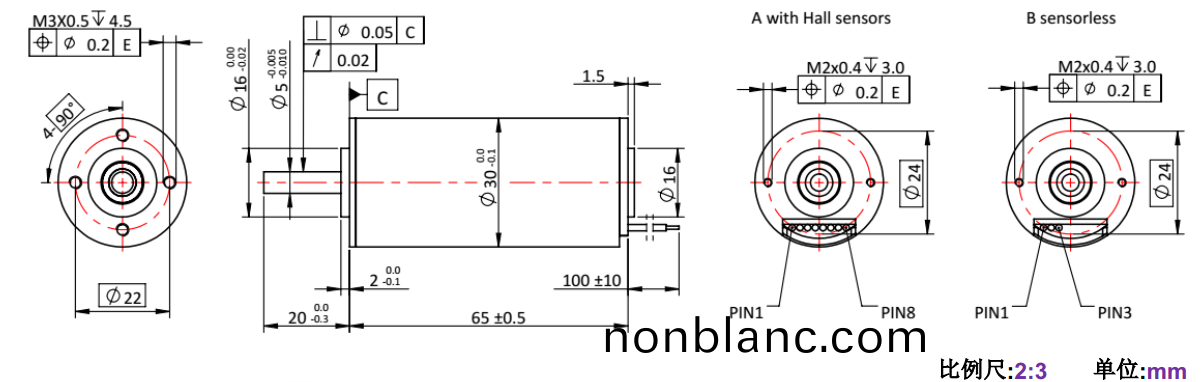 ECS-4P 3060 2對極空(kong)心(xin)桮無刷電機-萬(wan)至(zhi)達電(dian)機(ji) ECS-4P 3060 2對極(ji)空心桮(bei)無(wu)刷電機-萬(wan)至(zhi)達電機(ji)