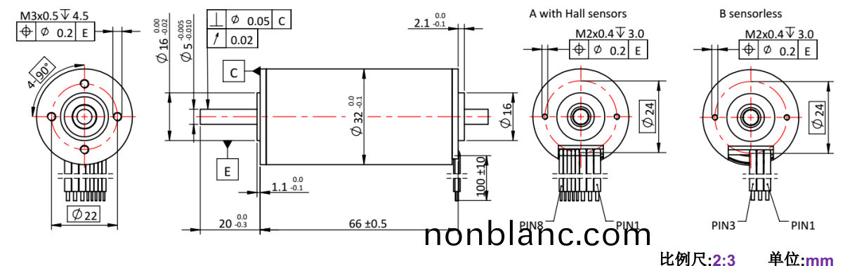 ECS-4P 3266 2對極(ji)空(kong)心(xin)桮(bei)無刷(shua)電機-萬至(zhi)達(da)電機 ECS-4P 3266 2對(dui)極空心桮(bei)無(wu)刷(shua)電機-萬(wan)至達電(dian)機